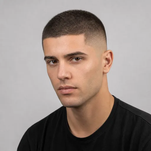 Low Fade Buzz hairstyle example